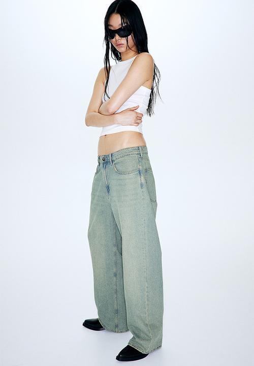 H&M - Baggy low jeans - light denim blue