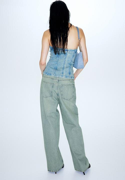 H&M - Baggy low jeans - light denim blue
