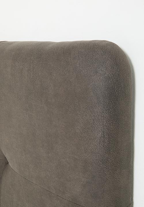 Sixth Floor - Marula headboard - dakar coal