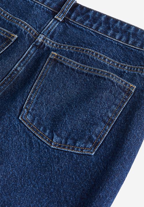H&M - Midi denim skirt - dark denim blue