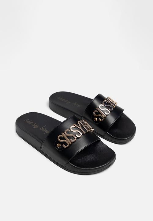 SISSY BOY - Premium slide - black
