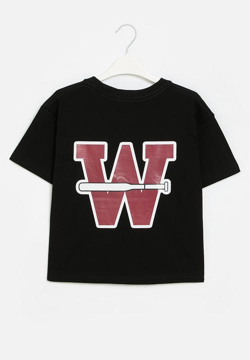 Pop Candy - W print tee - black