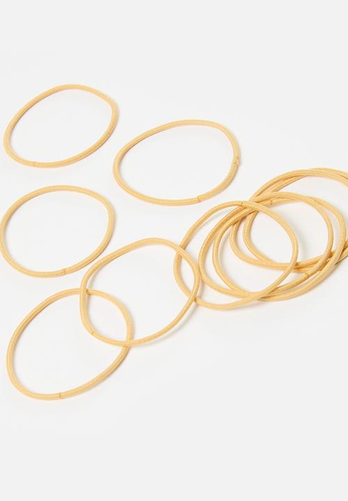 Pop Candy - 10 Pack hair tie - yellow