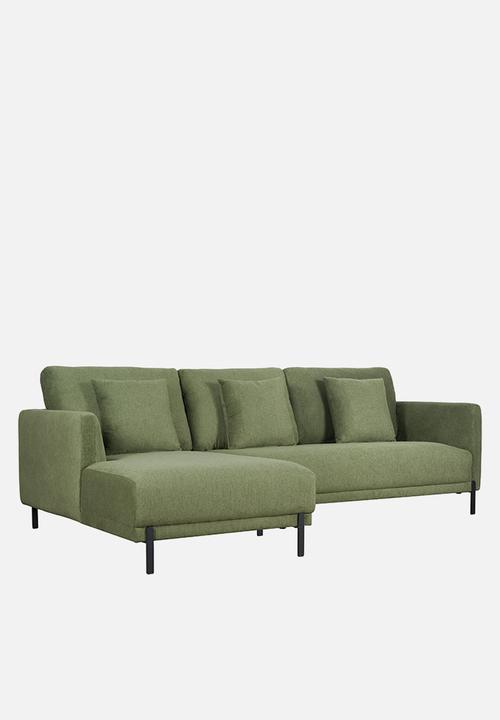 Sixth Floor - Ava sectional sofa - green