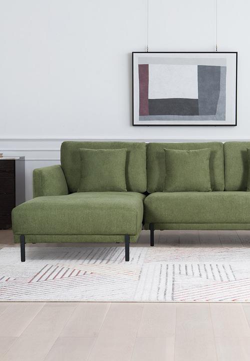 Sixth Floor - Ava sectional sofa - green