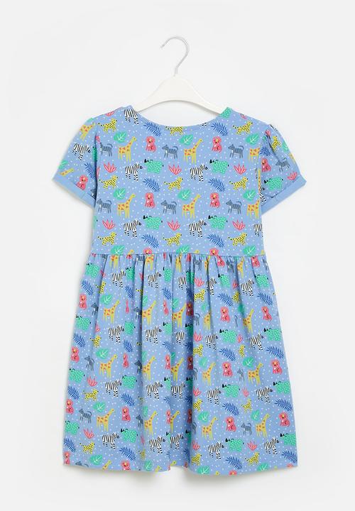 Pop Candy - Printed pocket dress - blue