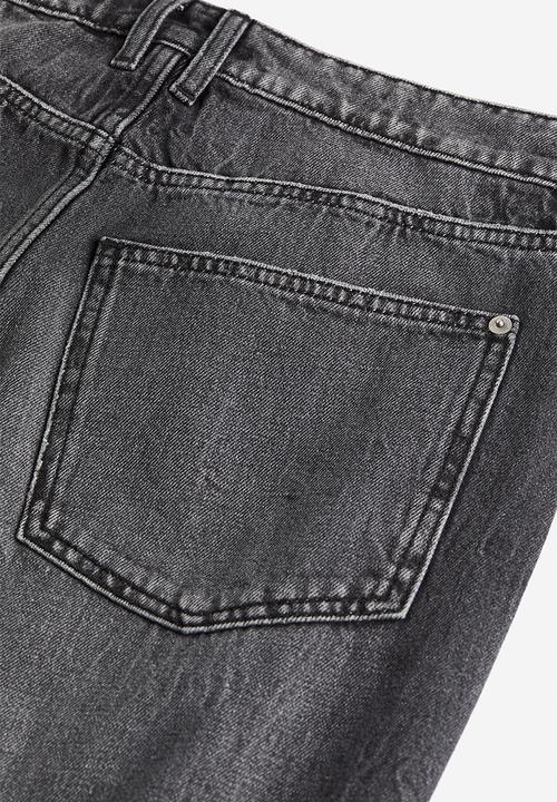 H&M - Baggy low jeans - black