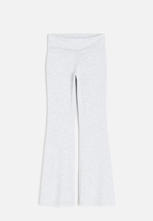H&M - Jersey trousers - light grey marl