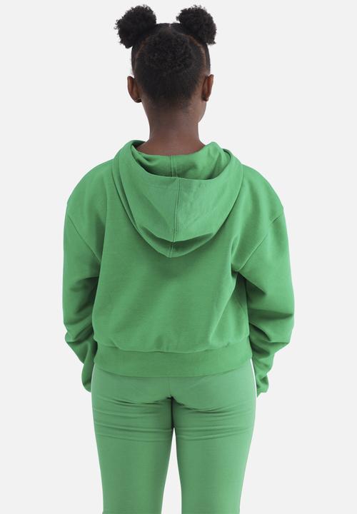 adidas Originals - Crop Hoodie Y - Green