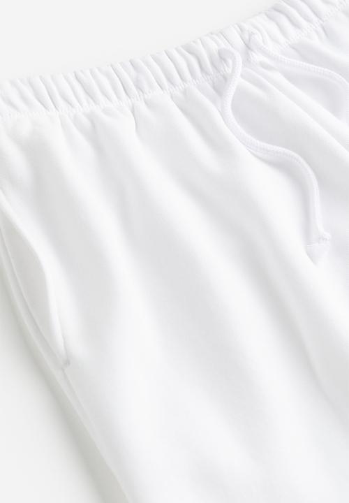H&M - Wide joggers - white