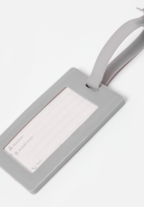 Pop Candy - Luggage bag tag - grey
