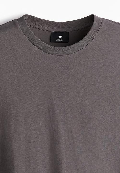 H&M - Loose fit t-shirt - dark grey