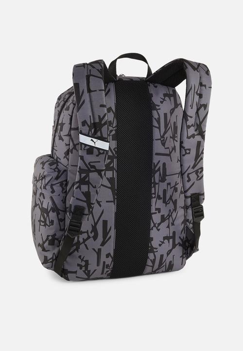 PUMA - Puma Deck Backpack - puma Black Scratch Print AOP