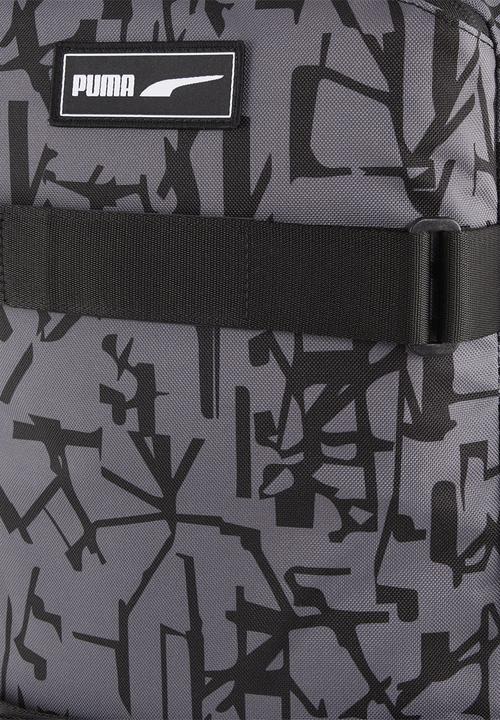 PUMA - Puma Deck Backpack - puma Black Scratch Print AOP