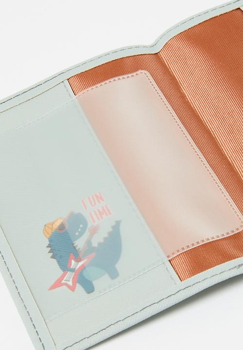 Pop Candy - Printed passport holder-grey