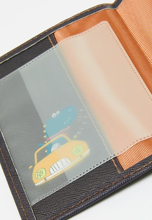 Pop Candy - Printed passport holder-black