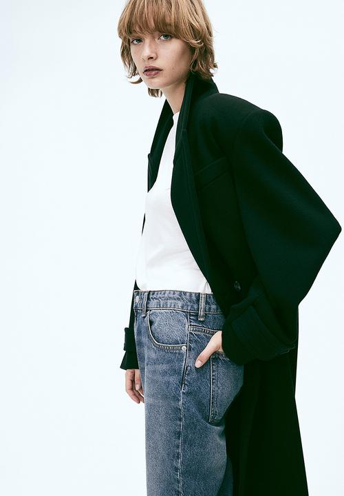 H&M - Straight high jeans - denim blue