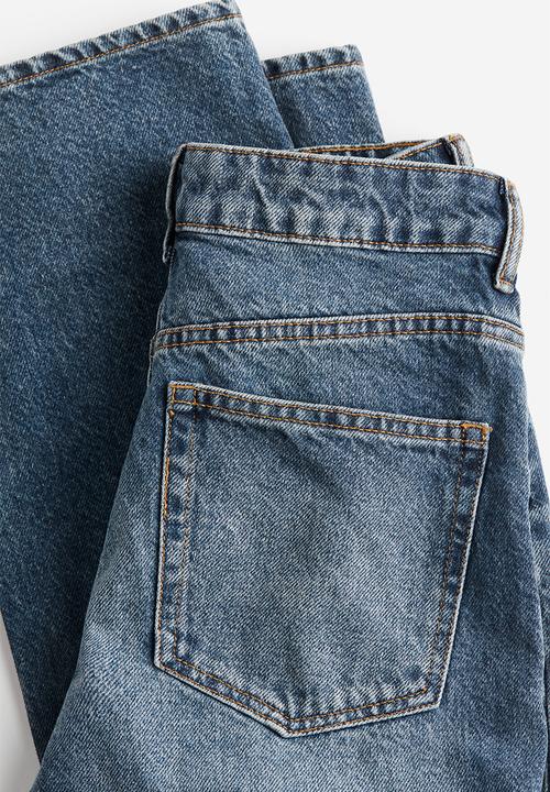 H&M - Straight high jeans - denim blue