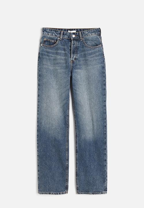 H&M - Straight high jeans - denim blue