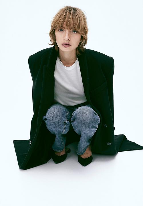 H&M - Straight high jeans - denim blue