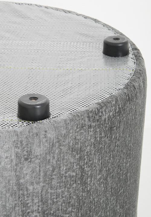 Sixth Floor - Quaid large ottoman - grey