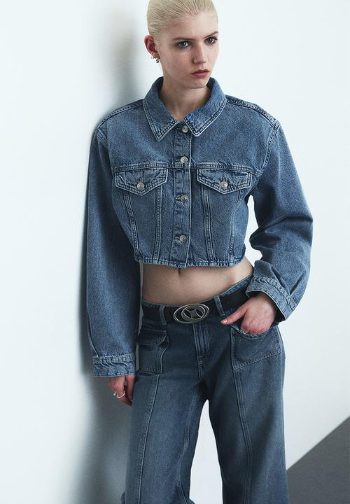 H&M - Wide regular jeans - denim blue
