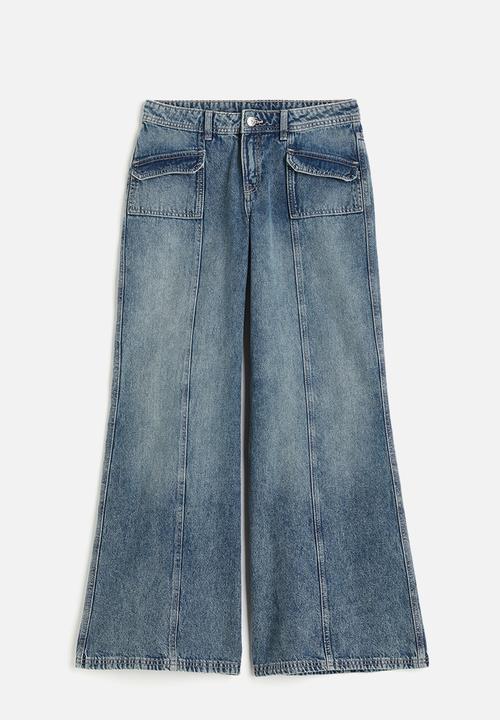 H&M - Wide regular jeans - denim blue