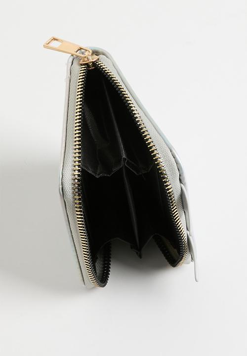 Pop Candy - Mettalic purse - silver