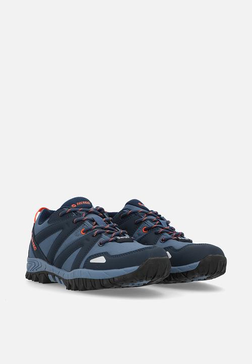 Hi-Tec - Aries Jnr-Moonlit Ocean/Dark Denim/Red Orange