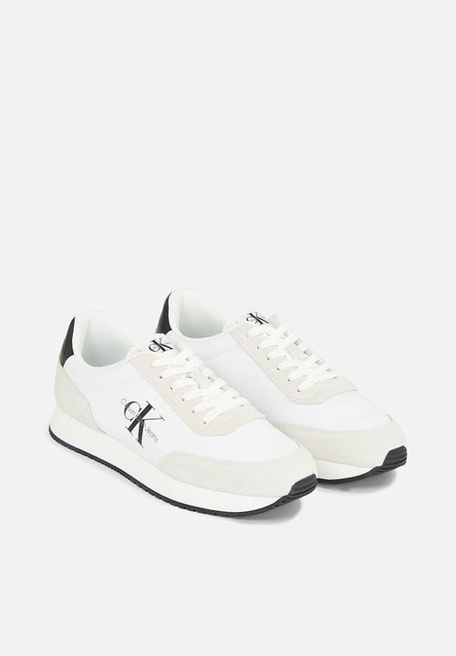 Calvin Klein - Retro runner low laceup su-ny ml - bright white