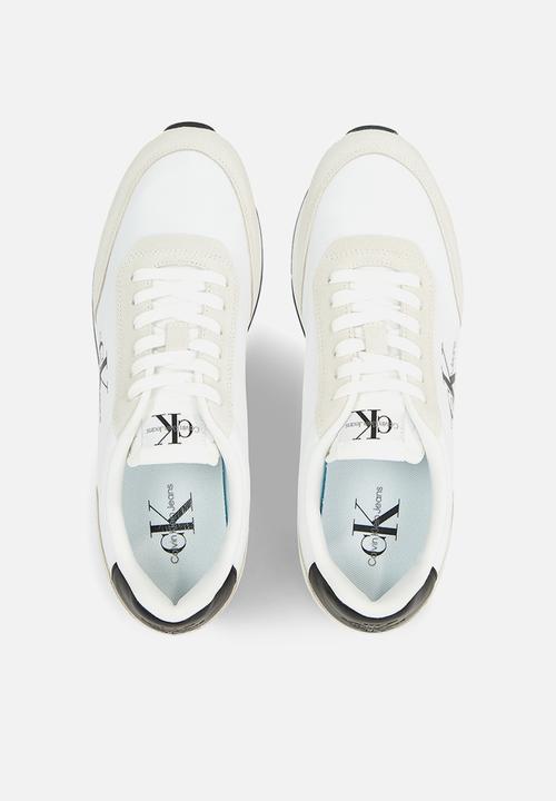 Calvin Klein - Retro runner low laceup su-ny ml - bright white