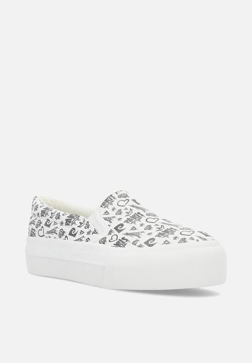 Pierre Cardin - Graffiti 2 Sneaker - White