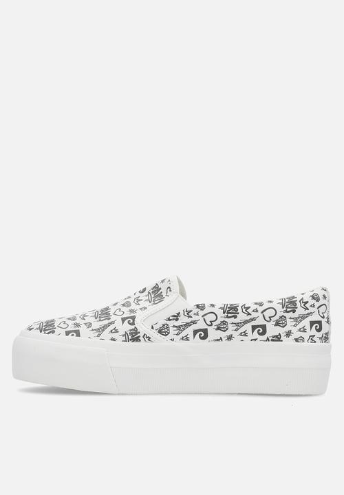 Pierre Cardin - Graffiti 2 Sneaker - White