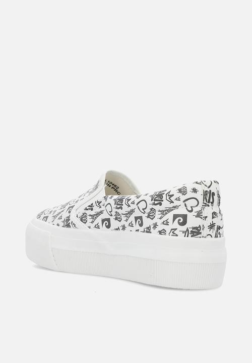 Pierre Cardin - Graffiti 2 Sneaker - White