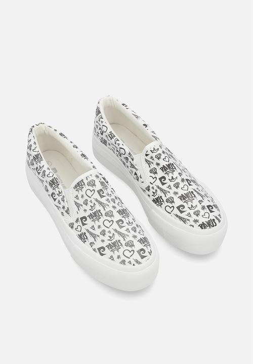 Pierre Cardin - Graffiti 2 Sneaker - White