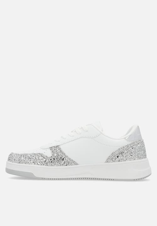 SISSY BOY - Glitter sneaker - white