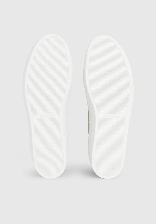 Calvin Klein - Bold vulc flatf mid cs ml btw - creamy white & eggshell