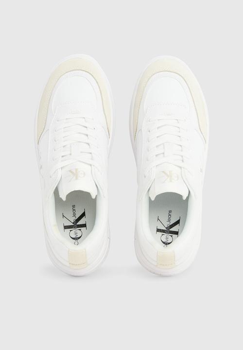 Calvin Klein - Bold platf low lace mix ml btw - bright white/creamy white