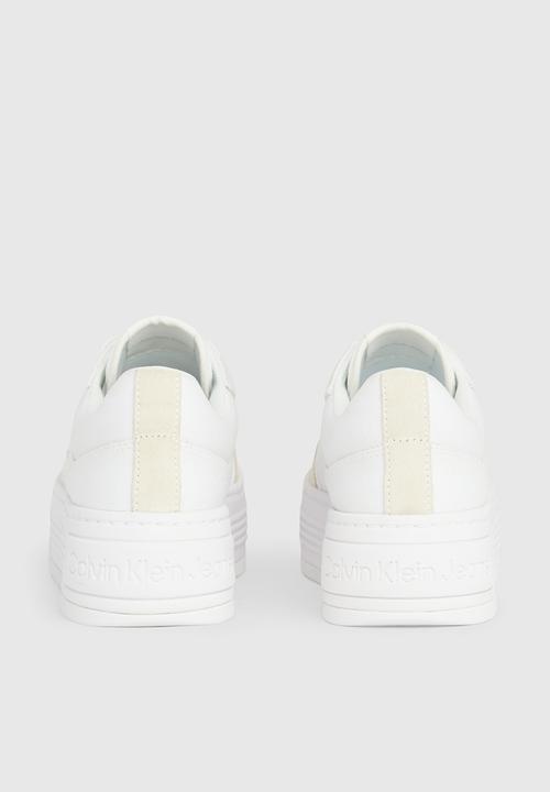 Calvin Klein - Bold platf low lace mix ml btw - bright white/creamy white