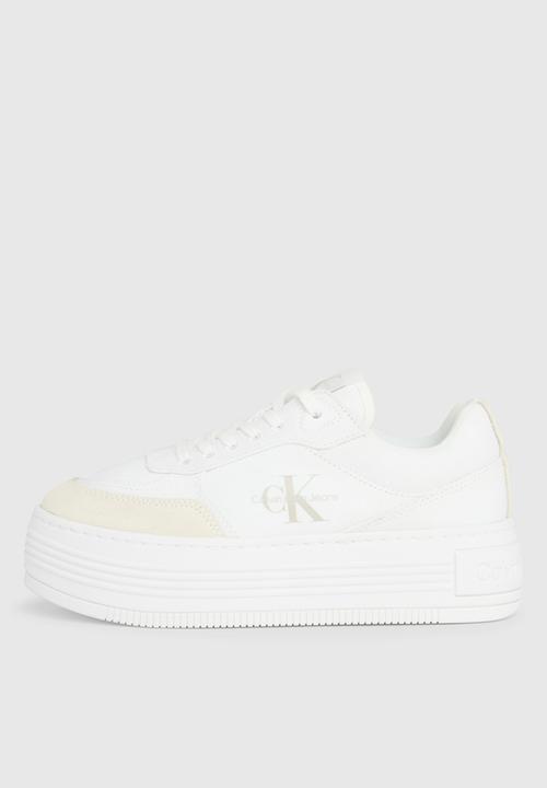 Calvin Klein - Bold platf low lace mix ml btw - bright white/creamy white