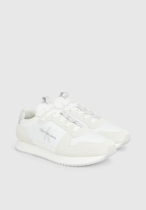 Calvin Klein - Bold platf low lace mix ml btw - bright white/creamy white