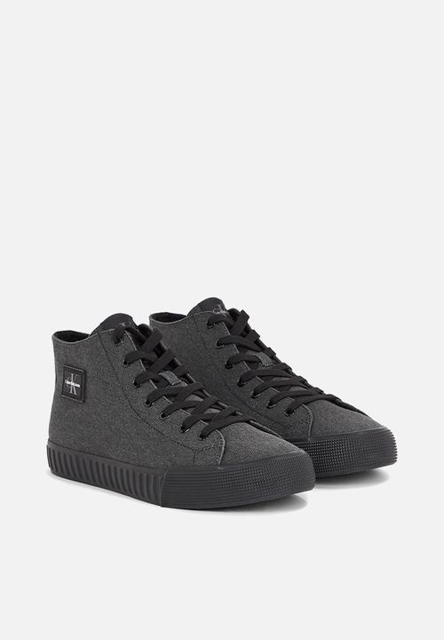 Calvin Klein - Skater vulc mid laceup cs ml dif - black