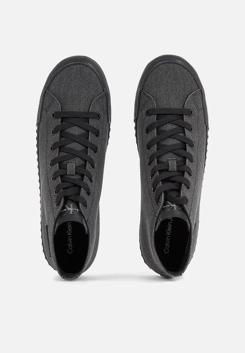 Calvin Klein - Skater vulc mid laceup cs ml dif - black