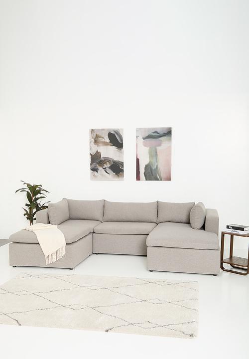 Sixth Floor - Halo 1 seater armless - dallas mist