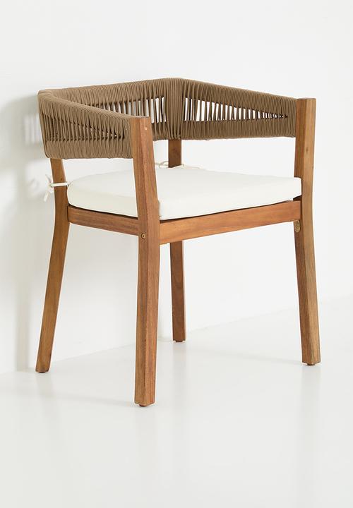Sixth Floor - Sodar outdoor dining chair - Natural