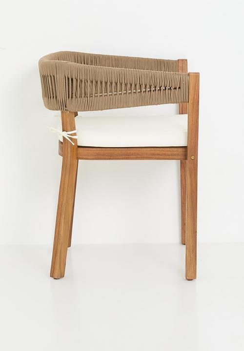 Sixth Floor - Sodar outdoor dining chair - Natural