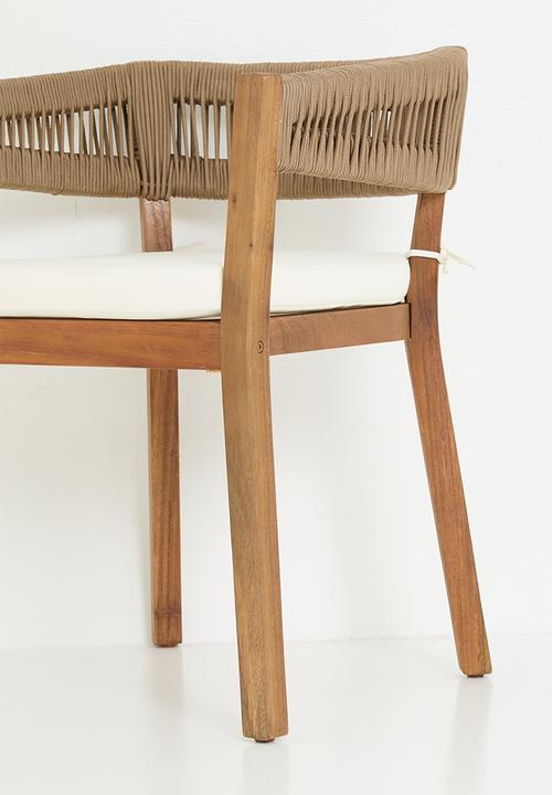 Sixth Floor - Sodar outdoor dining chair - Natural