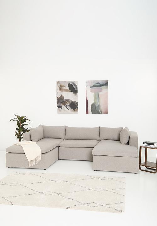 Sixth Floor - Halo chaise - dallas mist