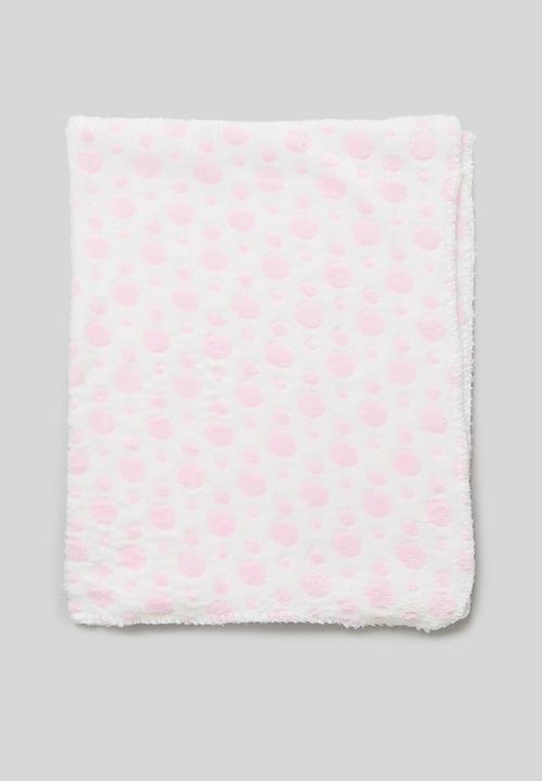 Pop Candy - Blanket & soft toy set-pink & white