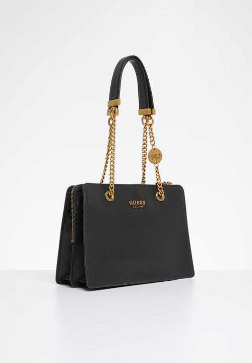 GUESS - Iseline girlfriend shoulder satchel bag - black